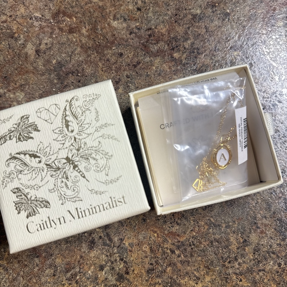 Gold Initial Necklace